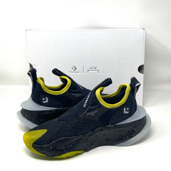 Converse x ACW Aeon Active CX Low Sneakers Women Size Canvas Black Green A00681C - Picture 9 of 12